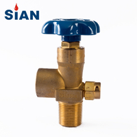 Sian Brass Diaphragm Type Industrial Argon Gas Cylinder Handheel Valves