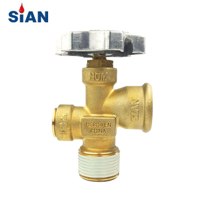 メキシコ向け100ポンドLPGガスシリンダーバルブMX100安全性LPGポールバルブ