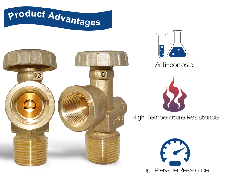 40ポンドLPGシリンダーバルブU40コロンビアLPGポルバルブ