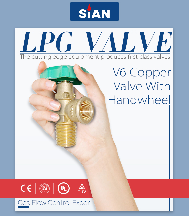 V6S3 LPGシリンダーバルブG3/4 LPG Pol