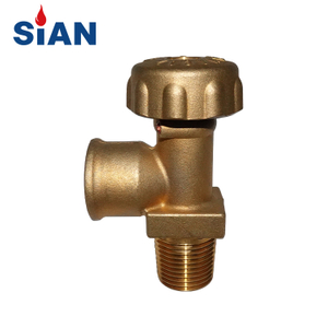 Sian Brass Handwheel 25Bar LPGガスシリンダーコントロールポールバルブ