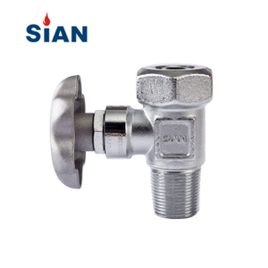 軸方向接続タイプ酸素ガスシリンダーバルブ